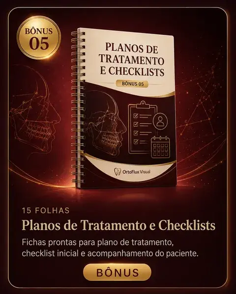 Bônus 05 — Planos de Tratamento e Checklists, arte completa do material